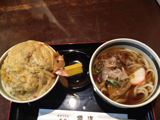手打ちうどん 丼物 角浅のレポート写真2（マロン）