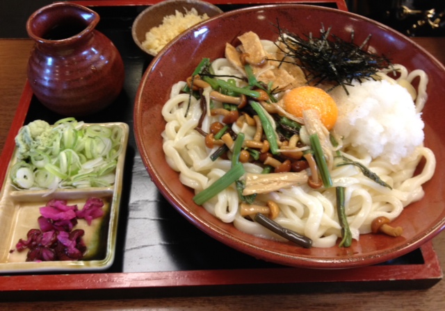 手打ちうどん 恵那のレポート写真1（伸びたくん）