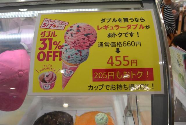 サーティワンアイスクリーム カラフルタウン岐阜店へのレッツなシニアさんのレビュー写真