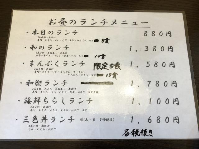 寿司ダイニング和楽へのめるさんのレビュー写真