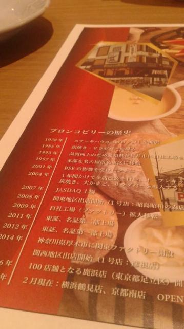 ブロンコビリー薮田店のレポート写真4（ポニョ）
