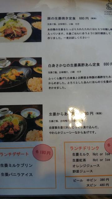 生姜の仕合わせ 糸のレポート写真2（ヨゼ）