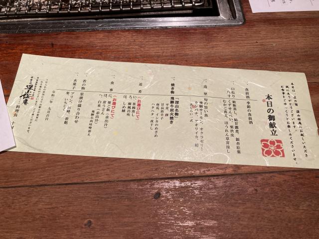 深山桜庵へのまなみさんのレビュー写真