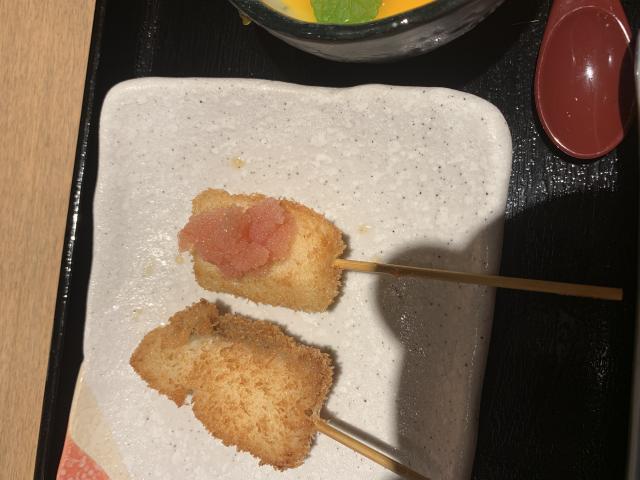 創作串揚げと季節のごはん Cuttaのレポート写真2（ポニョ）