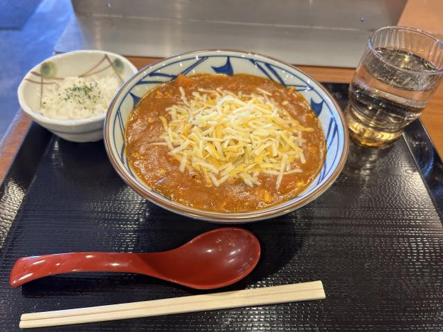 丸亀製麺 垂井店のレポート写真1（ポニョ）