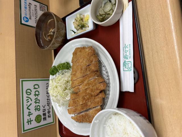 とんかつ寿々女のレポート写真1（ポニョ）