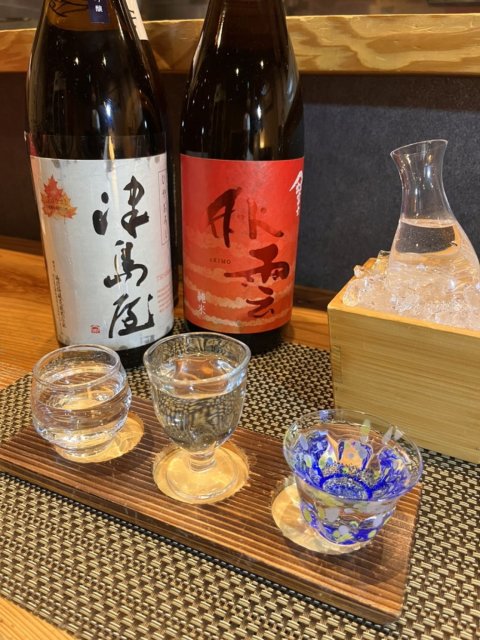 料理を引き立てる上質なお酒とともに