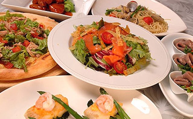 イタリアン＆四川料理を織り交ぜた宴会料理