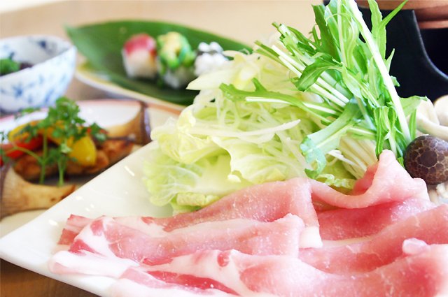 季節のコース料理のイメージ。