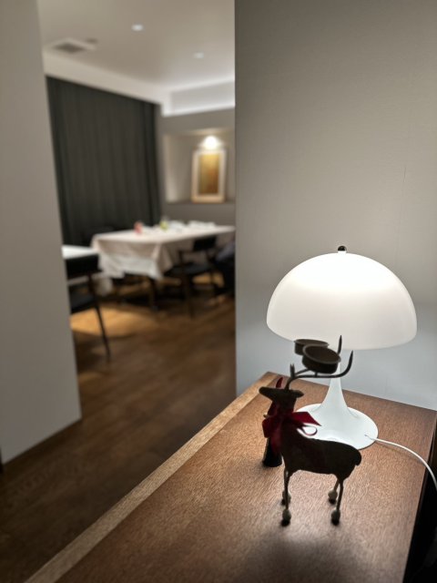 トナカイがお出迎え