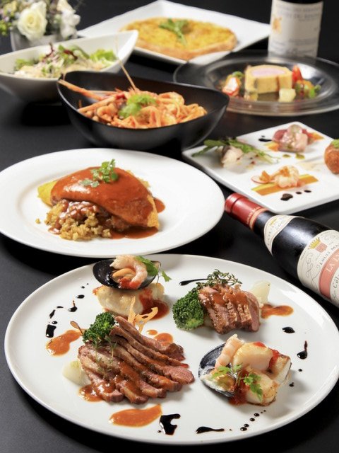 取り分けプランならちょこっとずつ色んなお料理を楽しめる