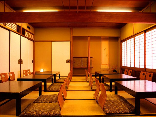 40名まで対応できる大広間。