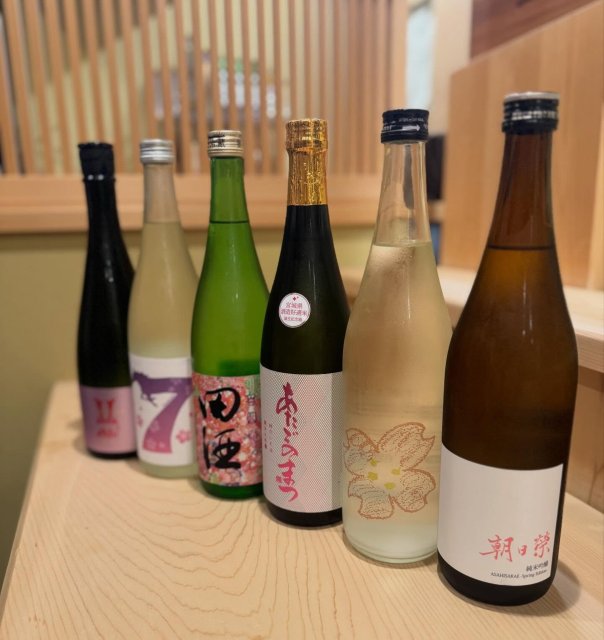 日本酒は希少なお酒や珍しいお酒を中心にラインナップ。