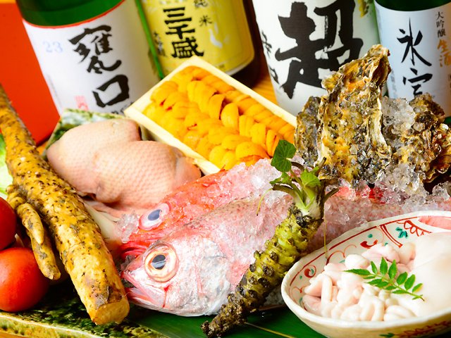 全国各地の旬の食材をふんだんに。