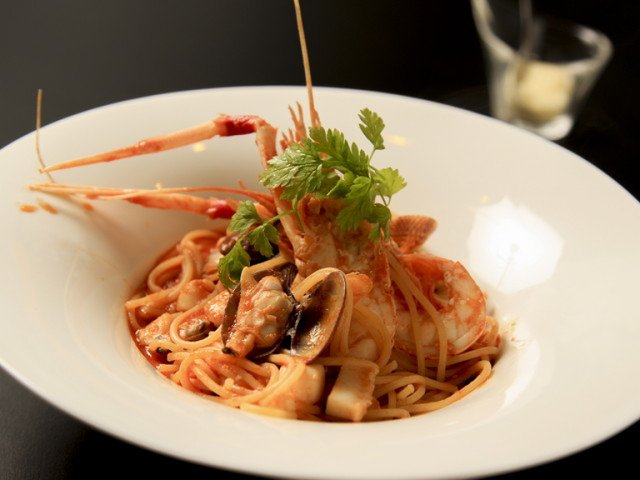 パスタメニューも豊富に揃い、夏季限定の冷製パスタは毎年好評。