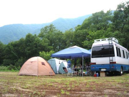 さくら街道白川郷 ひらせ温泉キャンプサイトのレポート写真1（レッツなミドル）
