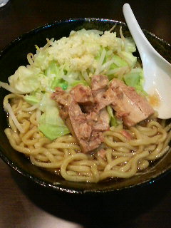 自家製極太筋肉麺 男は黙って前を行け!のレポート写真1（さくら☆）