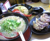 豚旨うま屋ラーメン 各務原店のレポート写真1（ミッフィー）