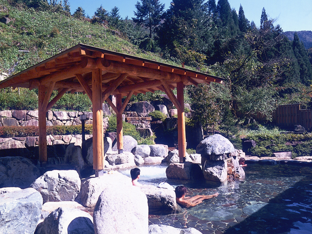 厳立峡 ひめしゃがの湯のお店からの写真1