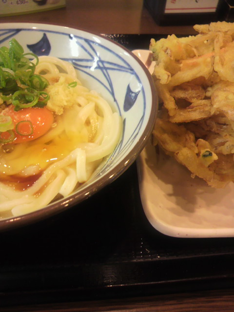 丸亀製麺 岐阜店のレポート写真1（ポニョ）