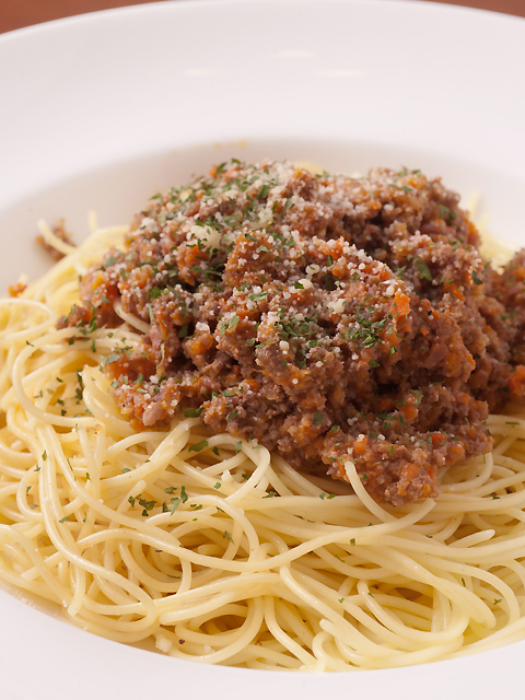 すべての料理で手作りにこだわっている「ACHE」の「特製ボロネーズ」(1,200円)。