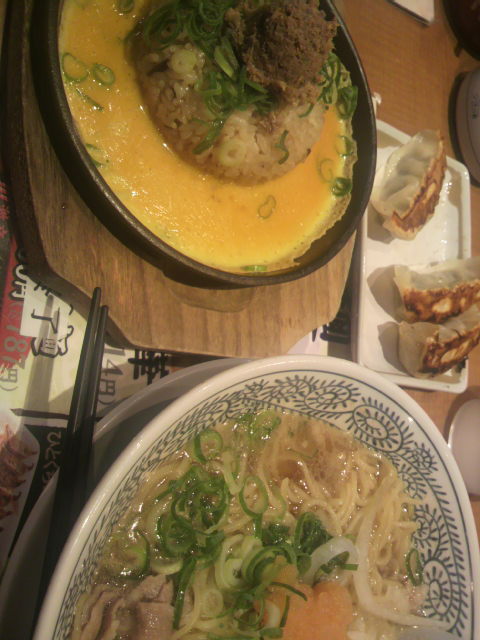 丸源ラーメン 岐南店のレポート写真1（ポニョ）