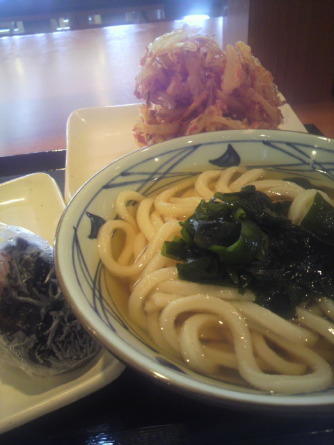 丸亀製麺 柳津店のレポート写真1（ポニョ）