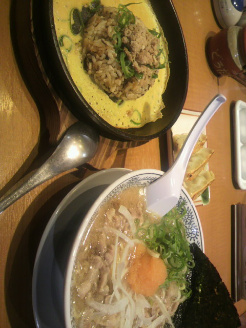 丸源ラーメン 大垣店のレポート写真1（ポニョ）