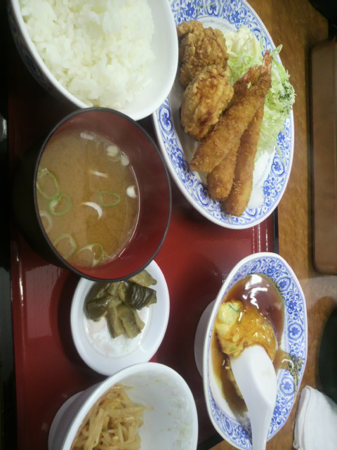 餃子の王将 千手堂店のレポート写真4（ポニョ）