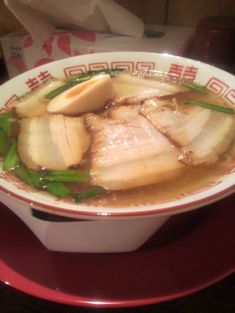 焼豚ラーメン 三條のレポート写真1（ポニョ）