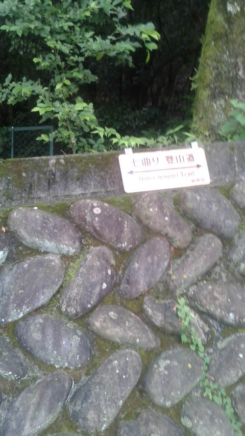 七曲登山道(大手道)のレポート写真2（ポニョ）