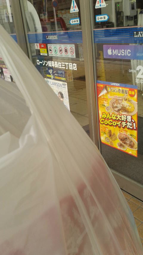 LAWSON 岐阜長住三丁目店のレポート写真1（ポニョ）