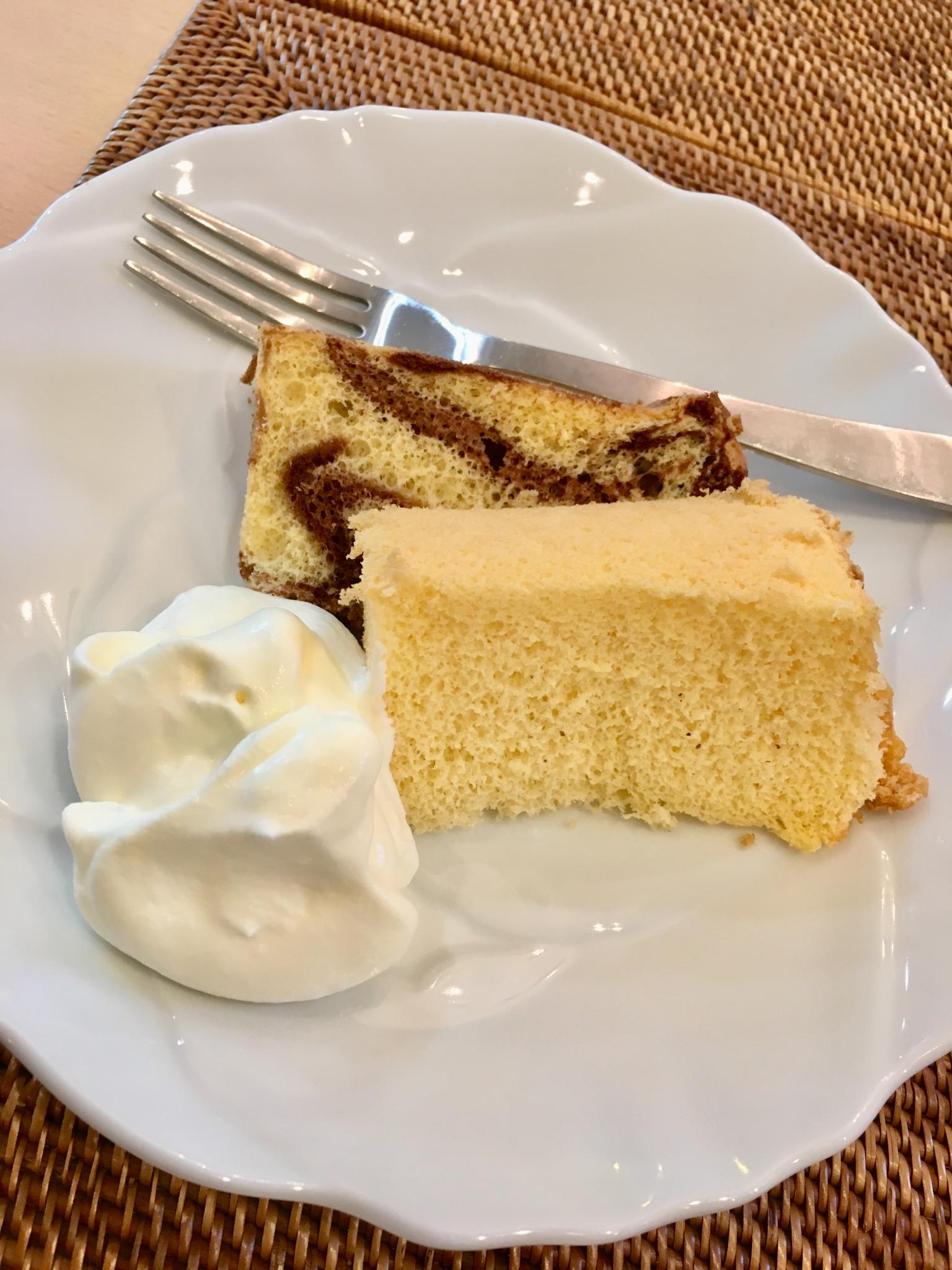 のむさんのシフォンケーキのレポート写真1（マロン）