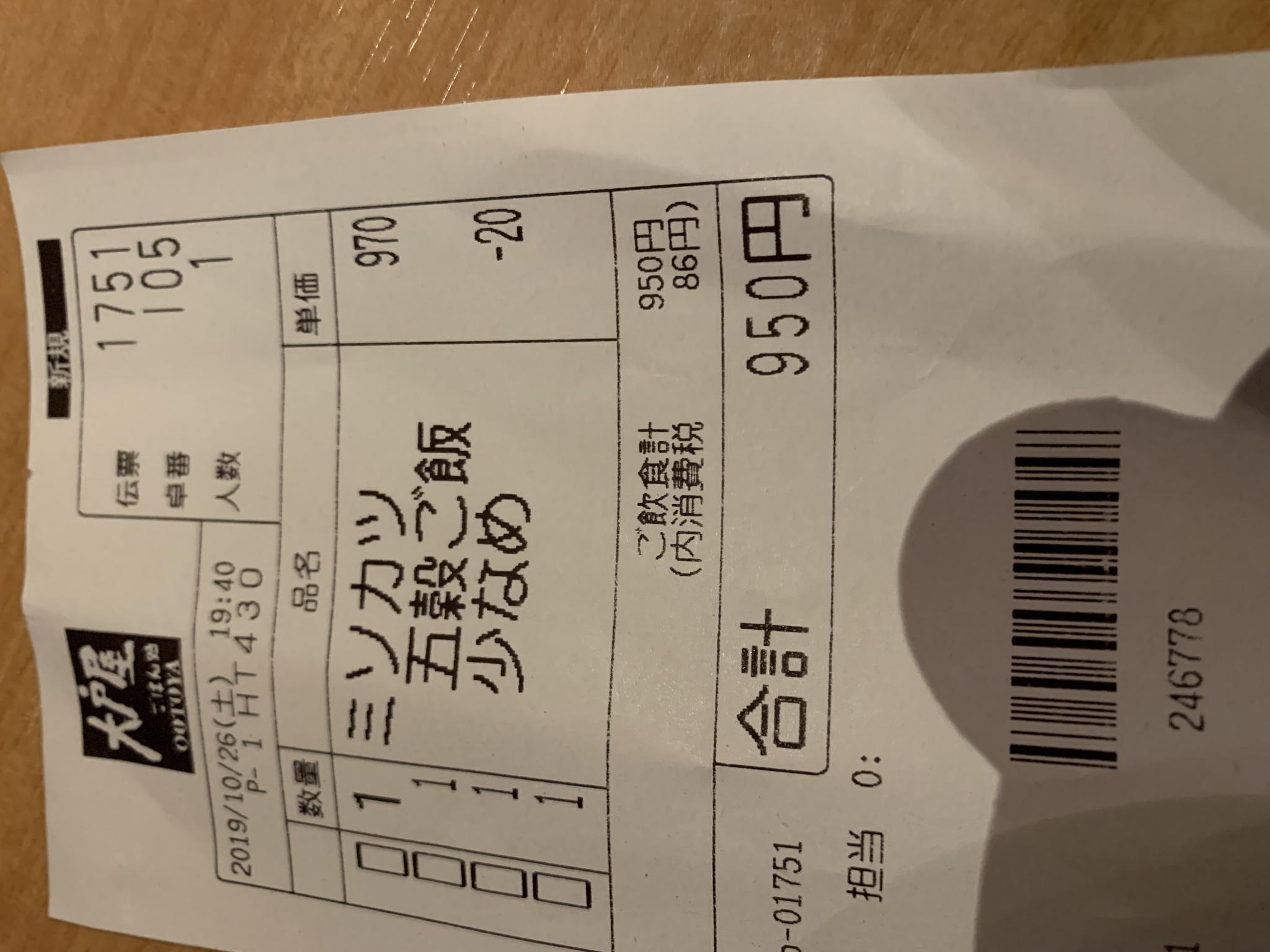 大戸屋 美濃加茂店のレポート写真3（ポニョ）