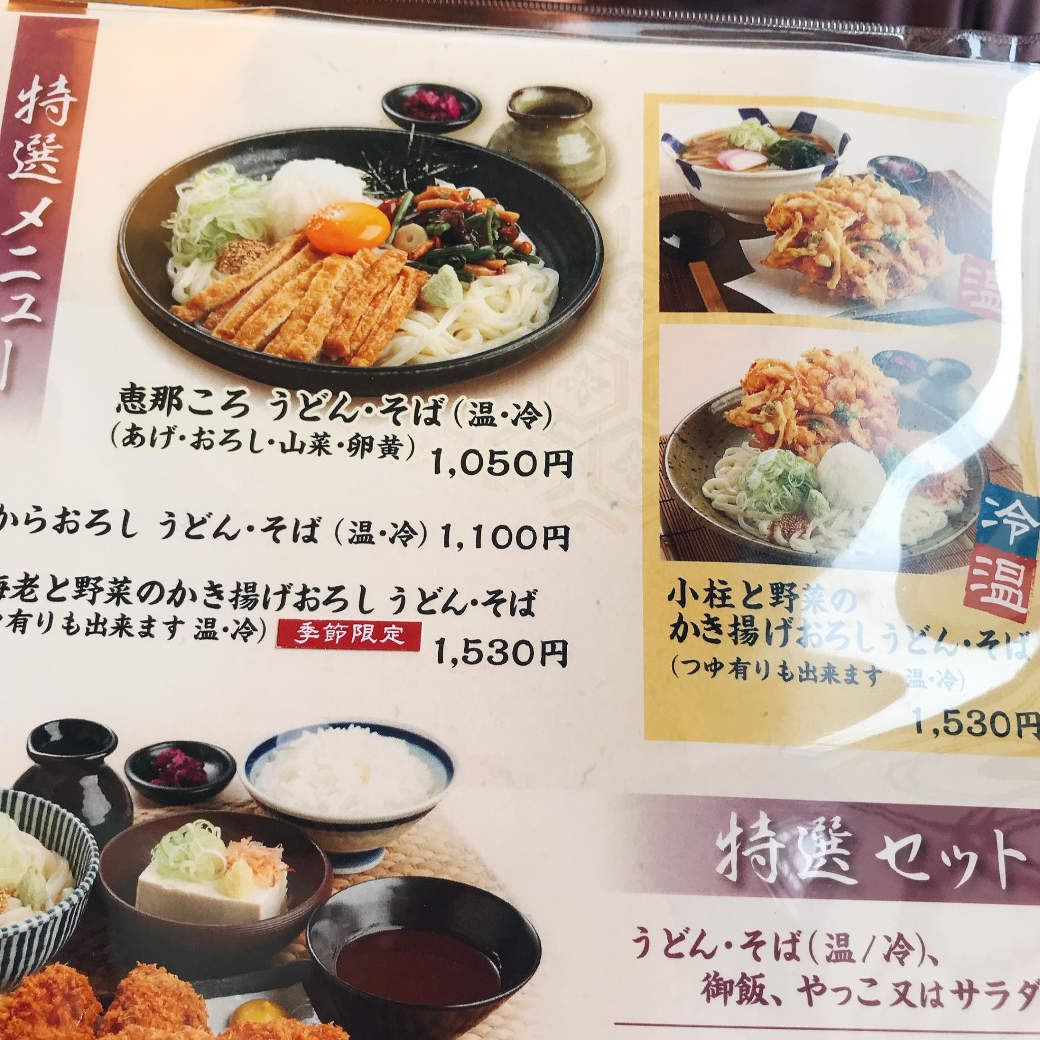 手打ちうどん 恵那のレポート写真3（岐阜の食いしん坊担当）