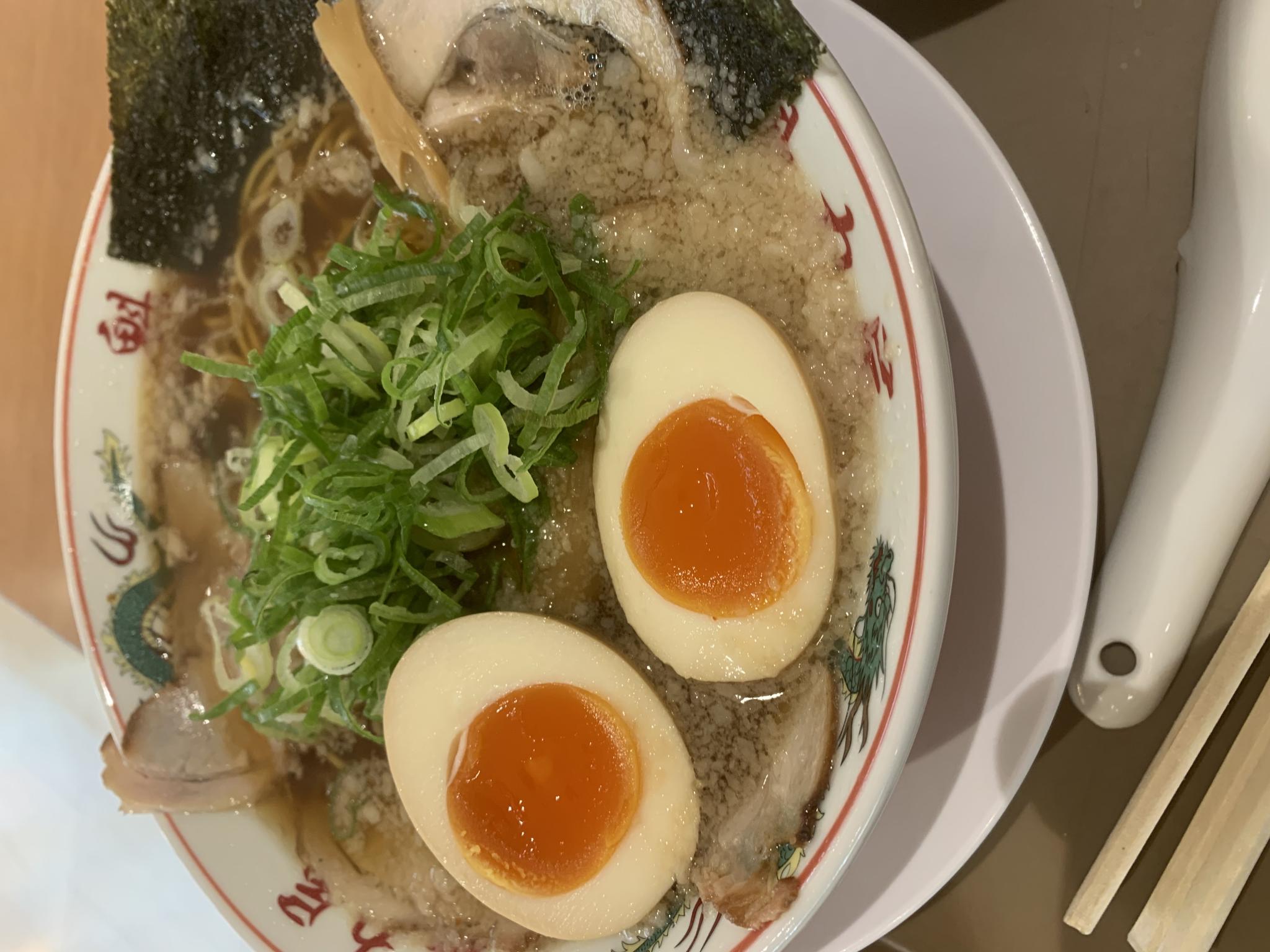 京都北白川ラーメン魁力屋 イオンモール各務原店のレポート写真1（ポニョ）