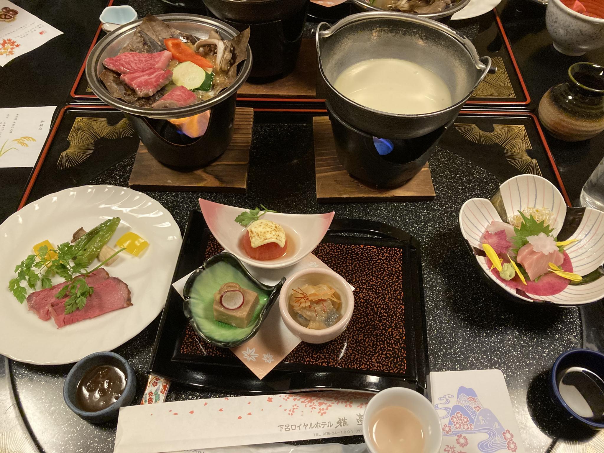下呂温泉 下呂ロイヤルホテル雅亭 雅の足湯のレポート写真2（まなみ）
