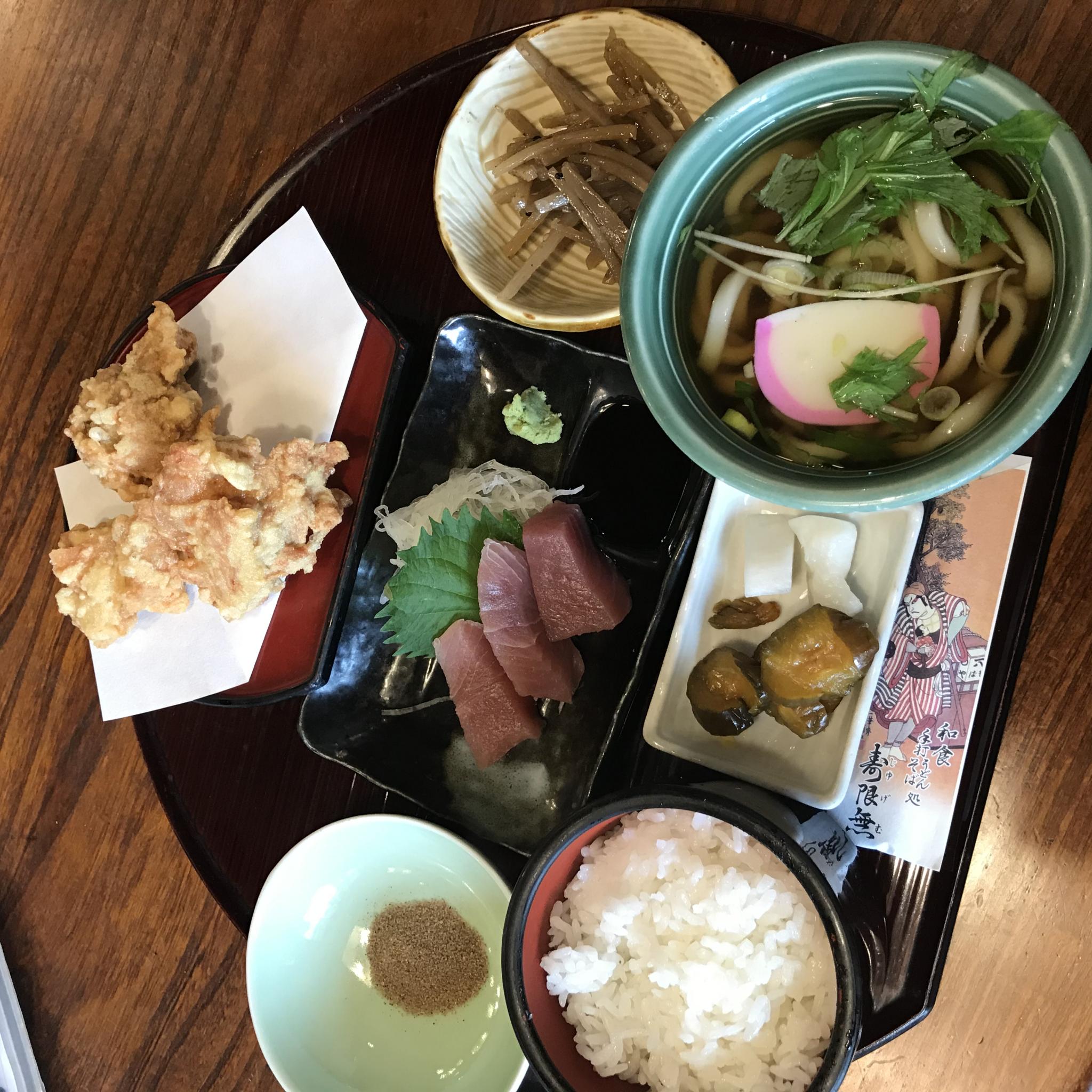 和食 うどん 蕎麦処 寿限無のレポート写真1（岐阜の食いしん坊担当）