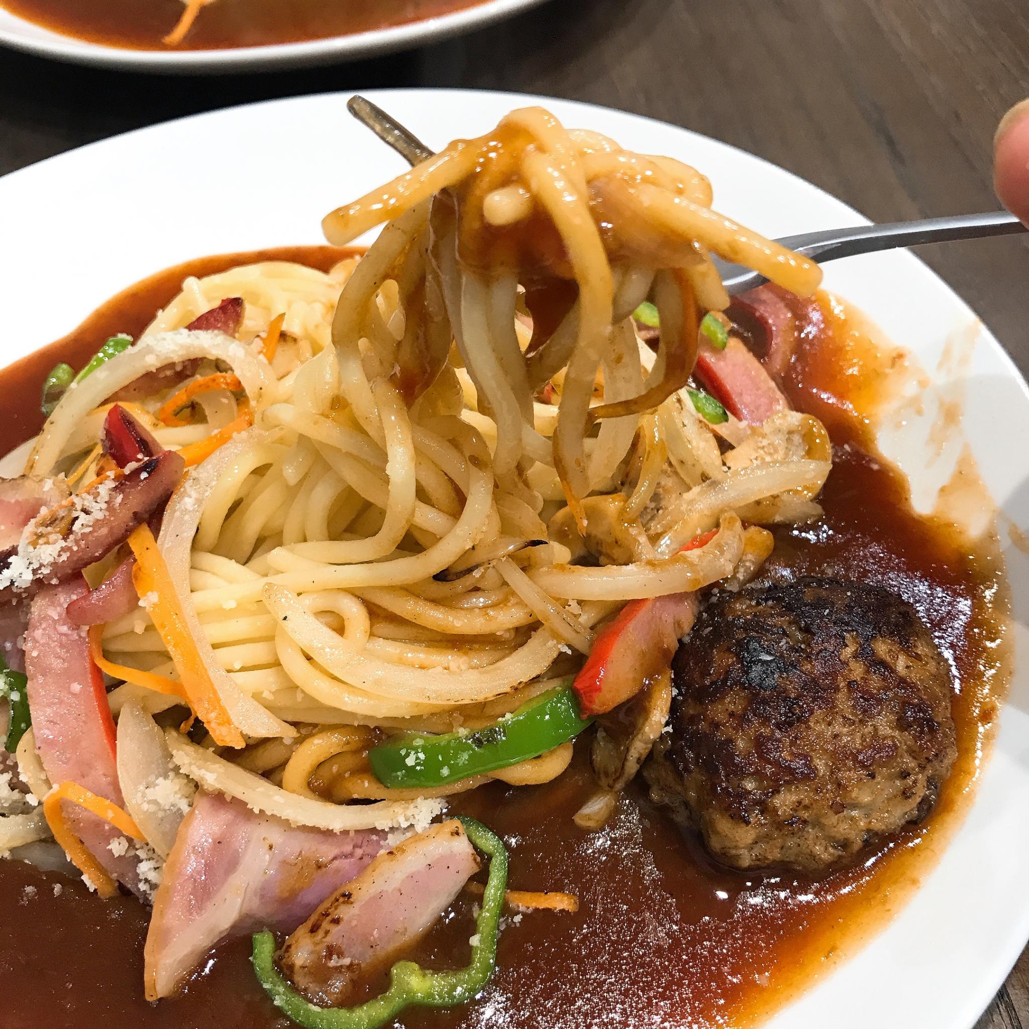 あんかけパスタ ハラハチブンメのレポート写真2（岐阜の食いしん坊担当）
