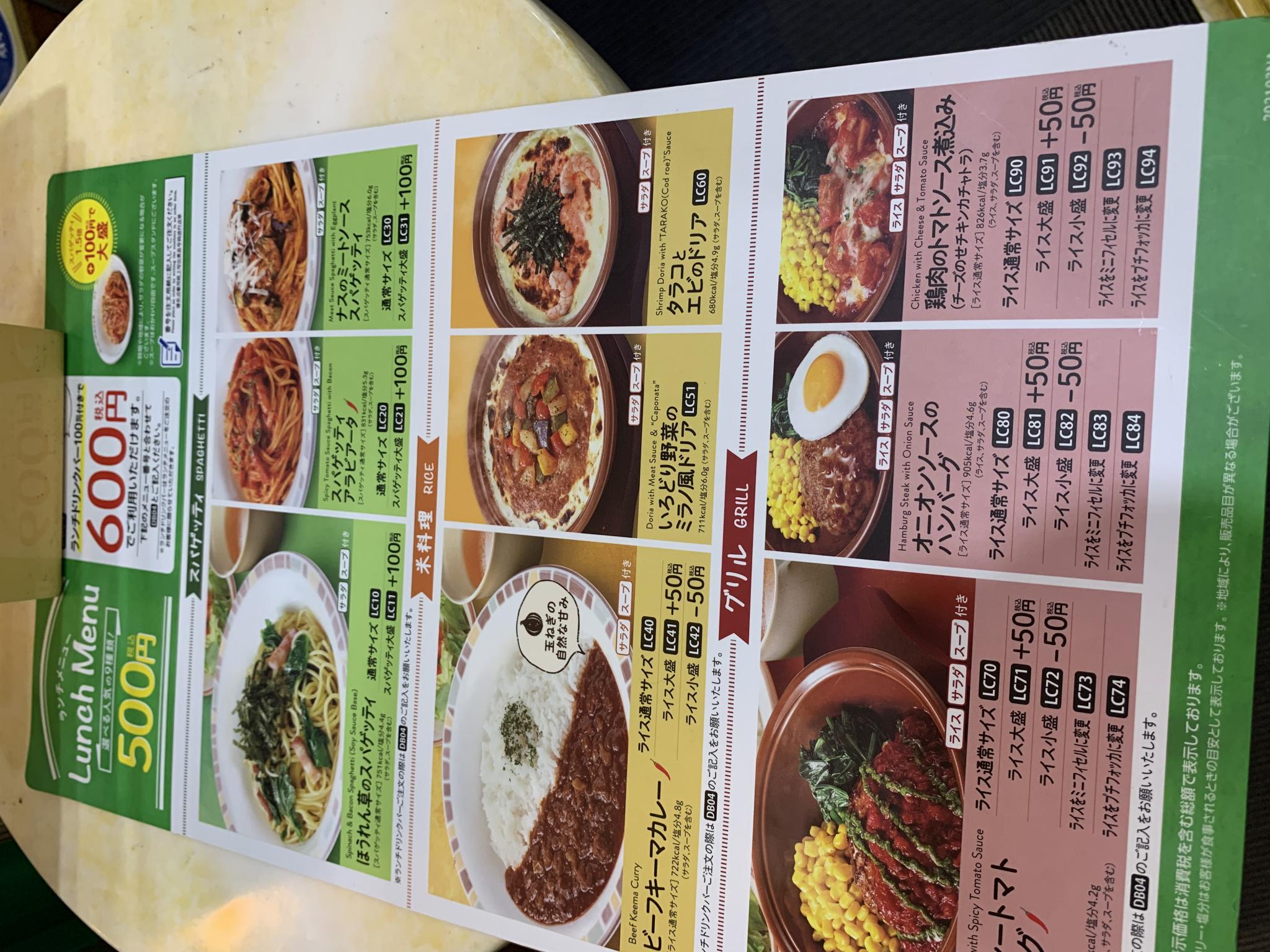 サイゼリヤ 関マーゴ店のレポート写真3（ポニョ）