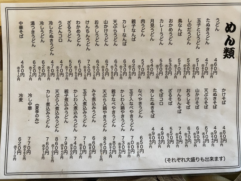 うどん専門店 まつ若のレポート写真3（チャラヒ）