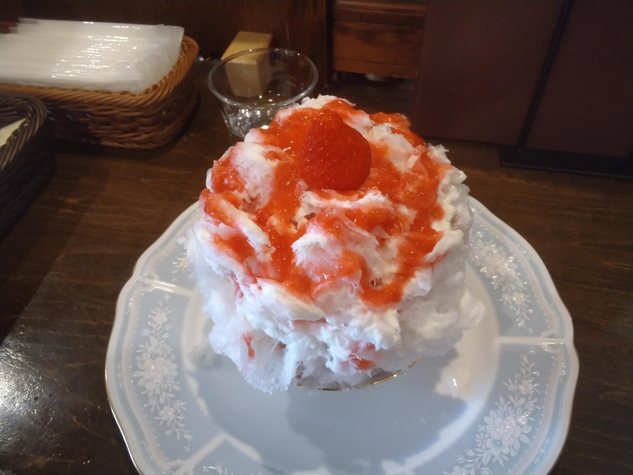 天然氷のかき氷とパンケーキ つどいのレポート写真2（ゆき|‘ｖ‘|）