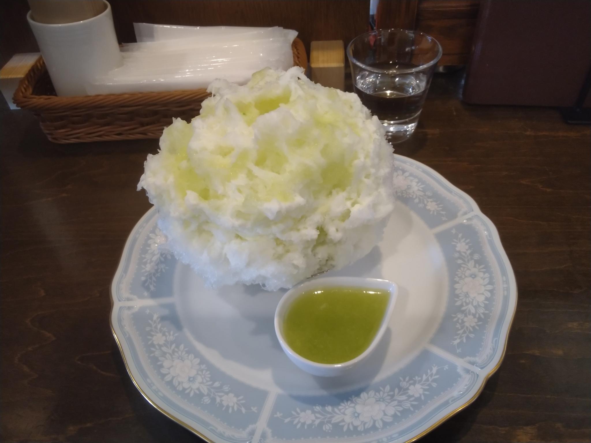 天然氷のかき氷とパンケーキ つどいのレポート写真3（ゆき|‘ｖ‘|）