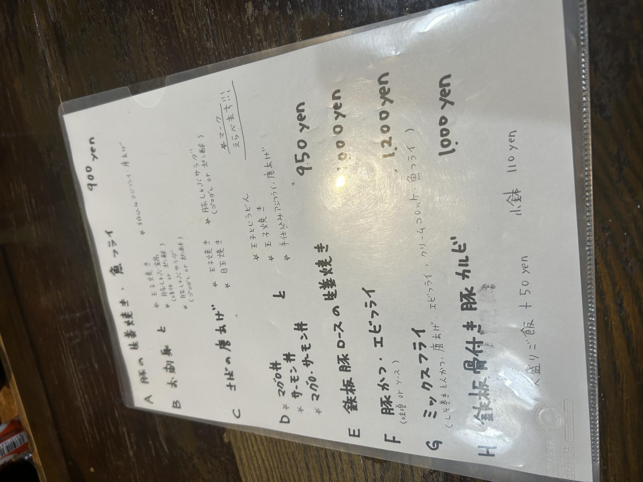 ごはん処 みなみyaのレポート写真4（岐阜の食いしん坊担当）