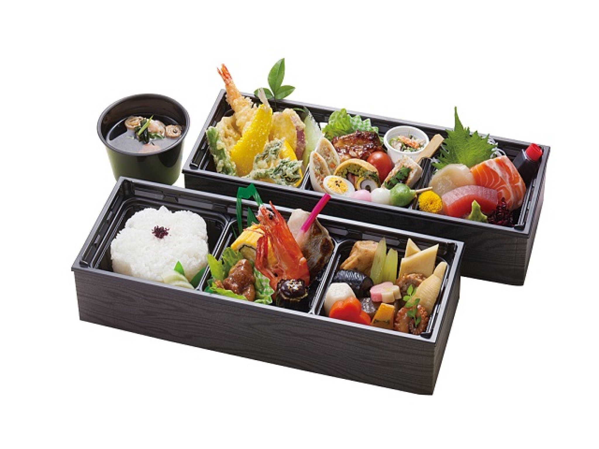 No.335：32×12cm×2段…5,200円(容器・風呂敷付)