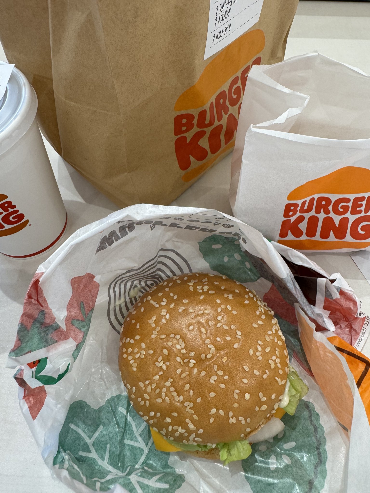バーガーキング アルプラザ鶴見店のレポート写真1（にしこ）