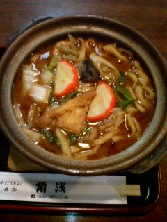 手打ちうどん 丼物 角浅のレポート写真1（りな姫☆）