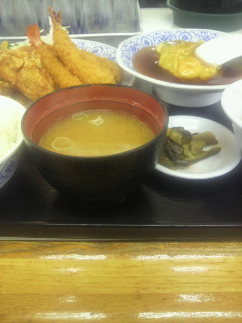 餃子の王将 千手堂店のレポート写真1（ポニョ）