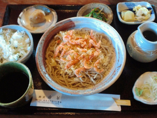 蕎麦 瑠草のレポート写真1（スイーツ倶楽部）