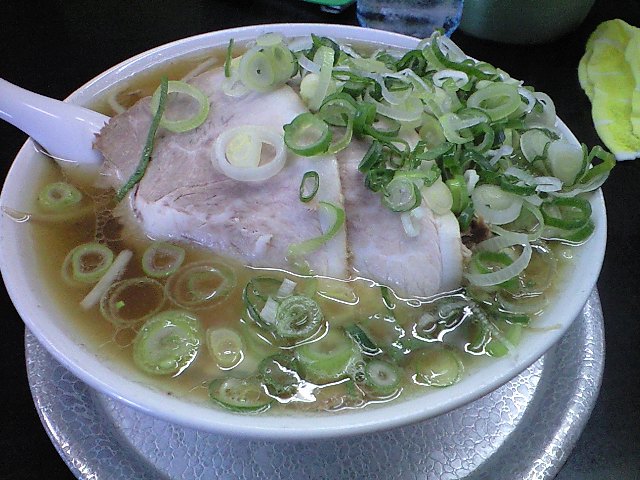 桜ラーメンのレポート写真1（ゆずﾏﾝ）